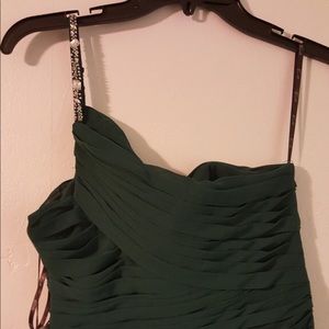 Elegant green formal dress